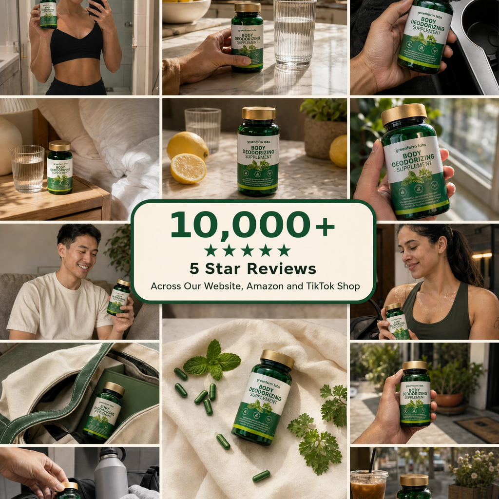 Natural Fresh Breath & Body Odor Control Supplement